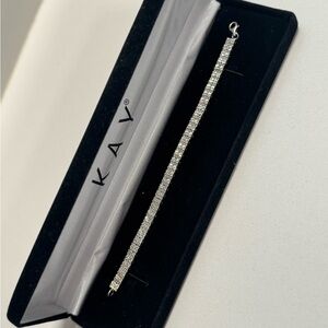 Kay Jewelers Sterling Silver Tennis Bracelet